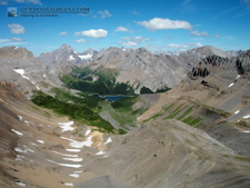 Three isle lake and into South Kananaskis Pass