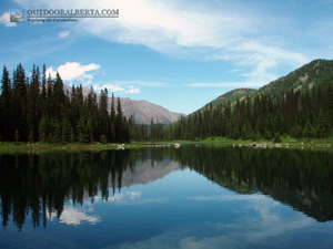 Running Rain Lake Alberta