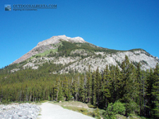 Mount Indefatigable from trailhead