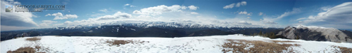 Prairie Mountain Alberta Panoramic